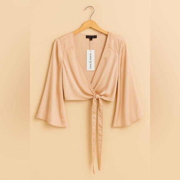 Hers & Mine Blush Crop Top NWT - Picture 5 of 12